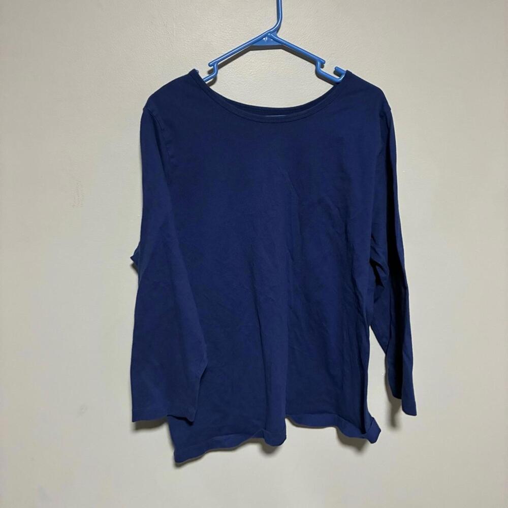 Woman within women’s long sleeve shirt size 1X